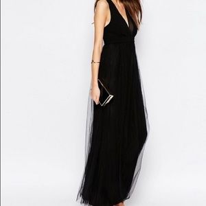 New! BCBGeneration Black Tulle Gown